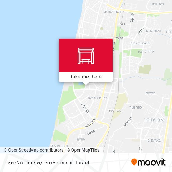 שדרות האגמים/שמורת נחל שניר map