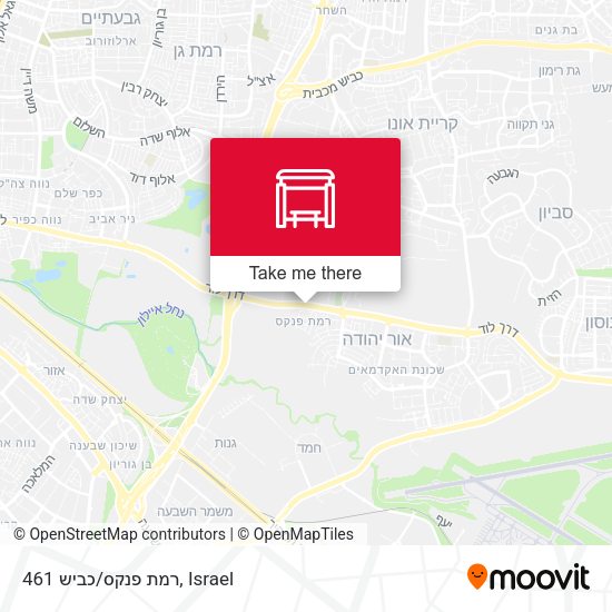 רמת פנקס/כביש 461 map