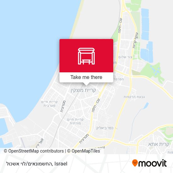 החשמונאים/לוי אשכול map