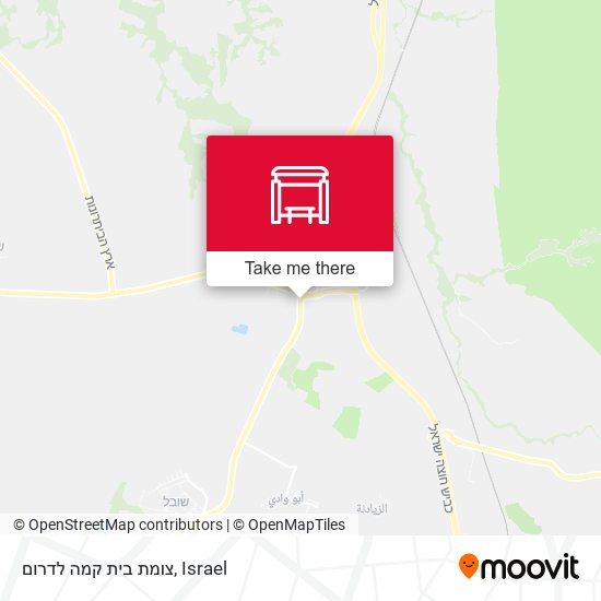 צומת בית קמה לדרום map