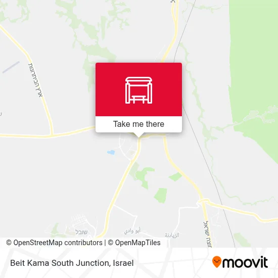 Beit Kama South Junction map