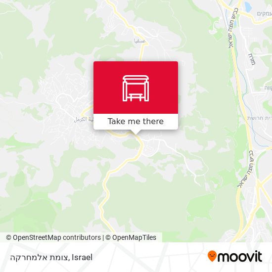 צומת אלמחרקה map