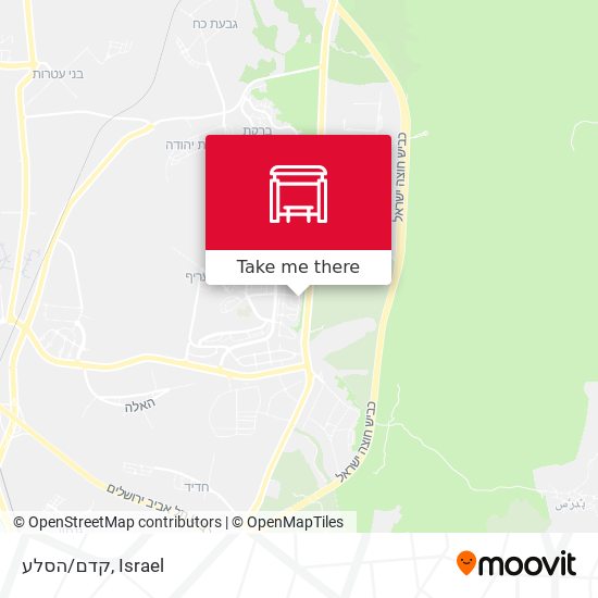קדם/הסלע map