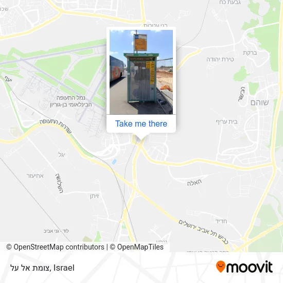 Карта צומת אל על