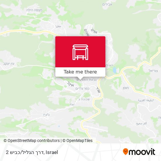 דרך הגליל/כביש 2 map