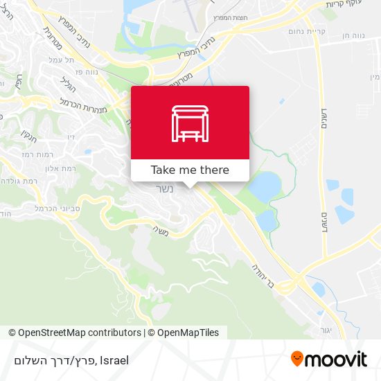 פרץ/דרך השלום map