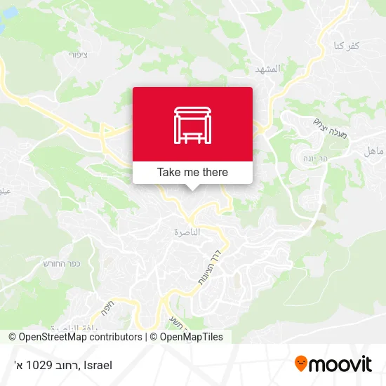 Карта 'רחוב 1029 א