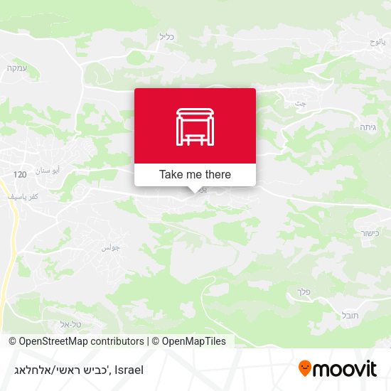 כביש ראשי/אלחלאג' map