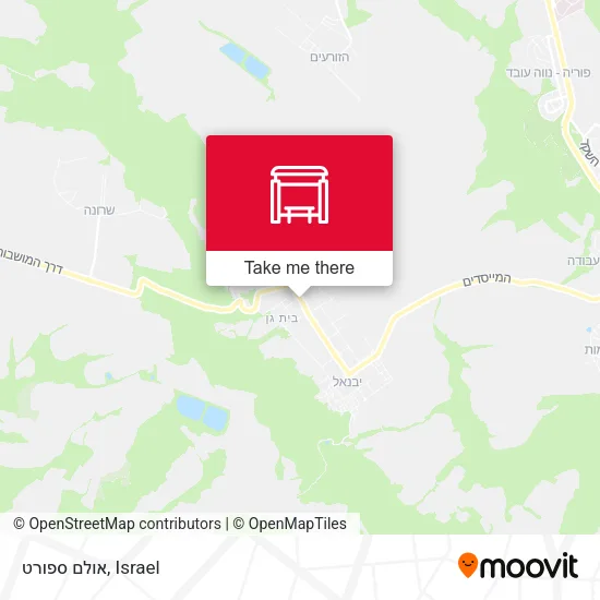 Карта אולם ספורט