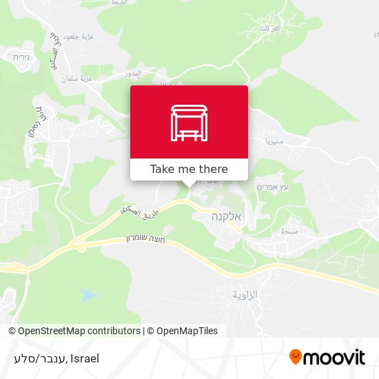 ענבר/סלע map