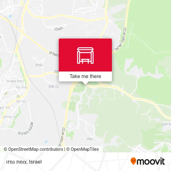 Карта צומת גמזו