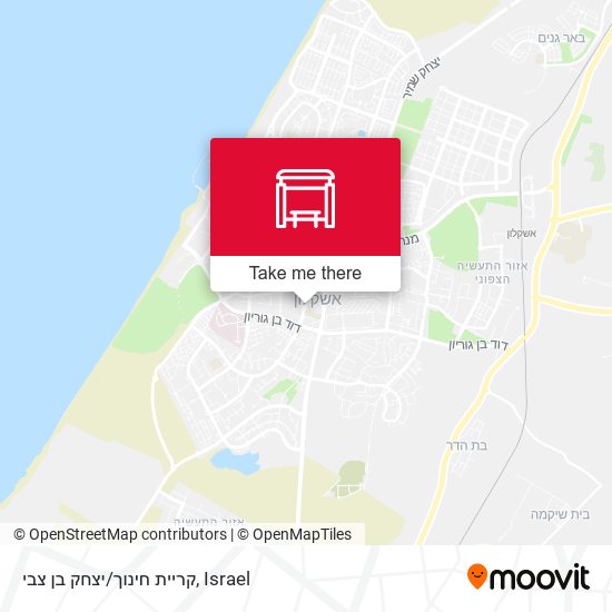 קריית חינוך/יצחק בן צבי map