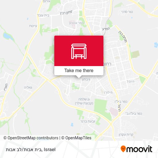 בית אבות/לב  אבות map