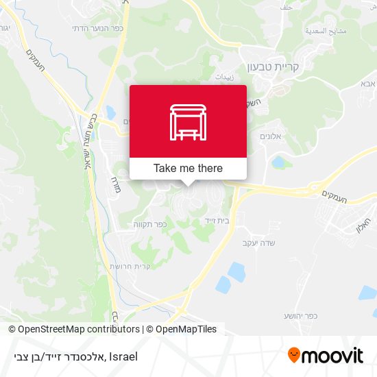 אלכסנדר זייד/בן צבי map