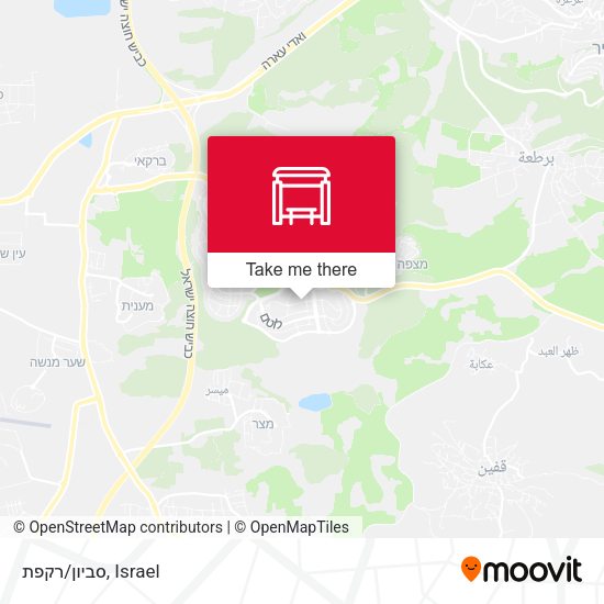 סביון/רקפת map