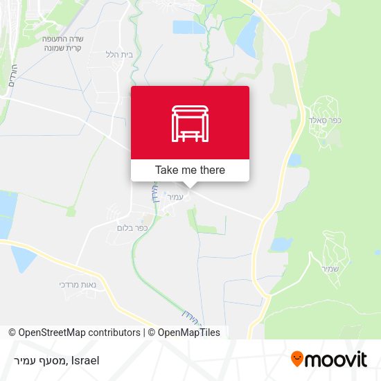 Карта מסעף עמיר