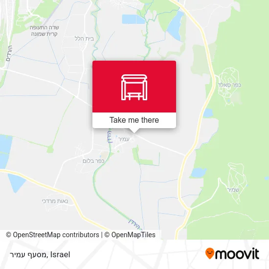 Карта מסעף עמיר