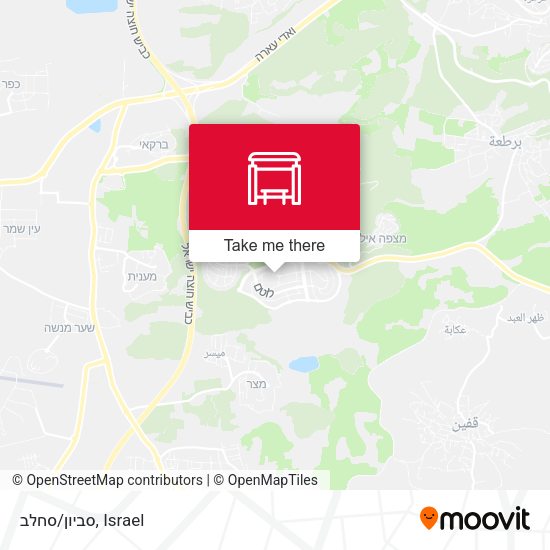 סביון/סחלב map