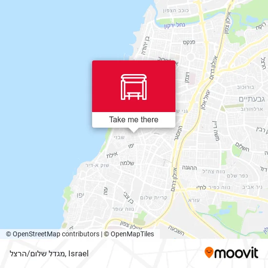 Карта מגדל שלום/הרצל