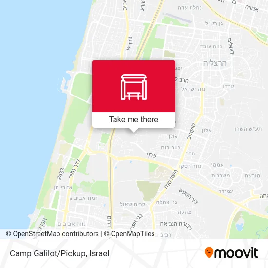 Camp Galilot/Pickup map