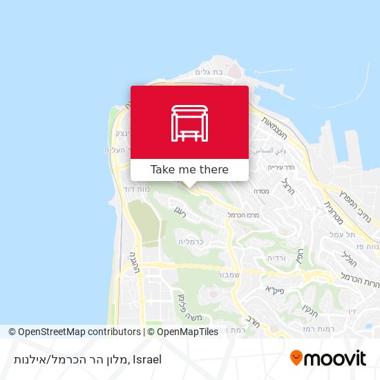 מלון הר הכרמל/אילנות map