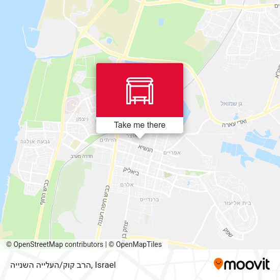 הרב קוק/העלייה השנייה map