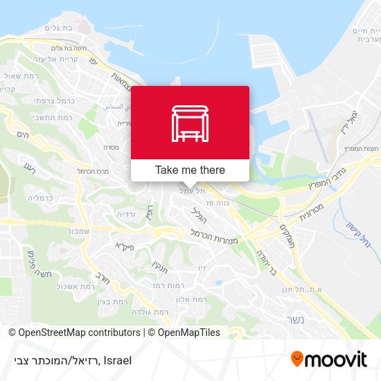 רזיאל/המוכתר צבי map