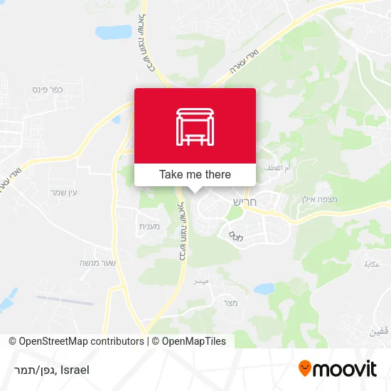 גפן/תמר map