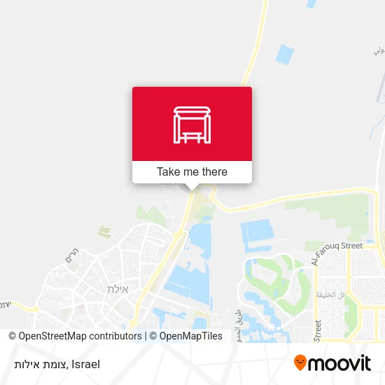 Карта צומת אילות