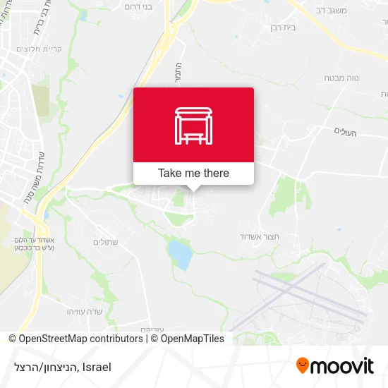 הניצחון/הרצל map