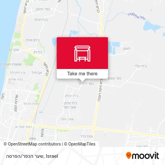 Карта שער הכפר/הפרסה