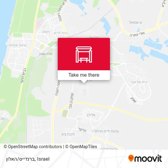 Карта ברנדייס/האלון