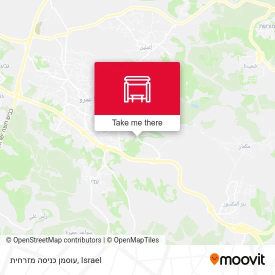 Карта עוסמן כניסה מזרחית