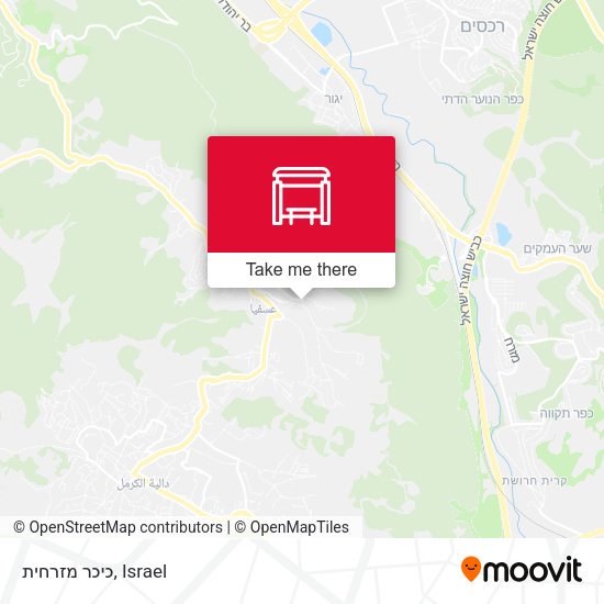 כיכר מזרחית map