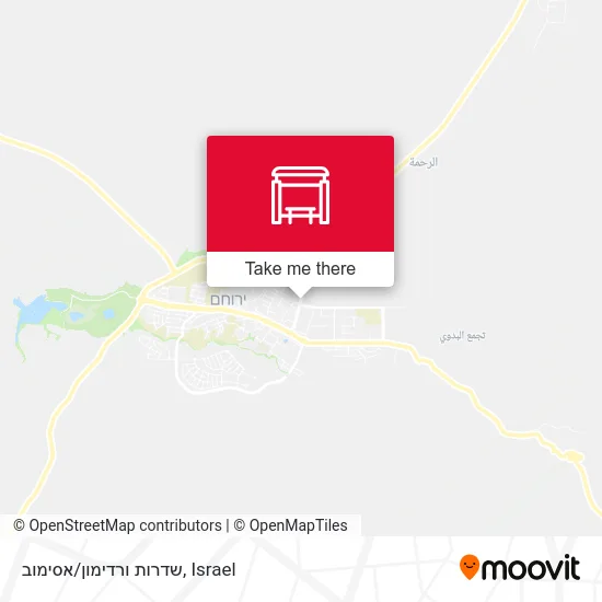 Карта שדרות ורדימון/אסימוב
