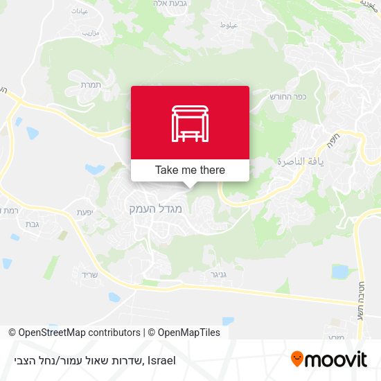 שדרות שאול עמור/נחל הצבי map