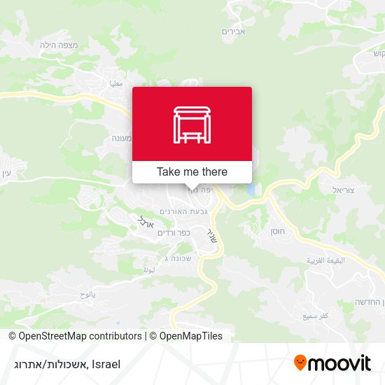 אשכולות/אתרוג map