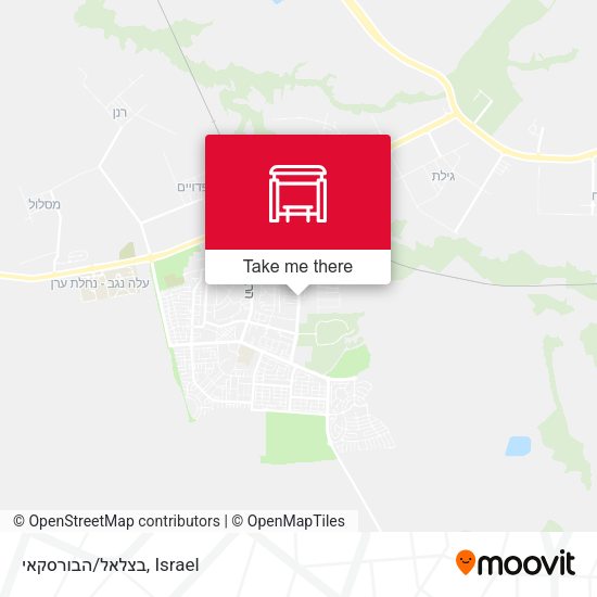 בצלאל/הבורסקאי map