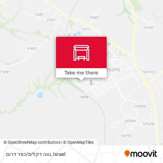 נווה דקלים/כפר דרום map