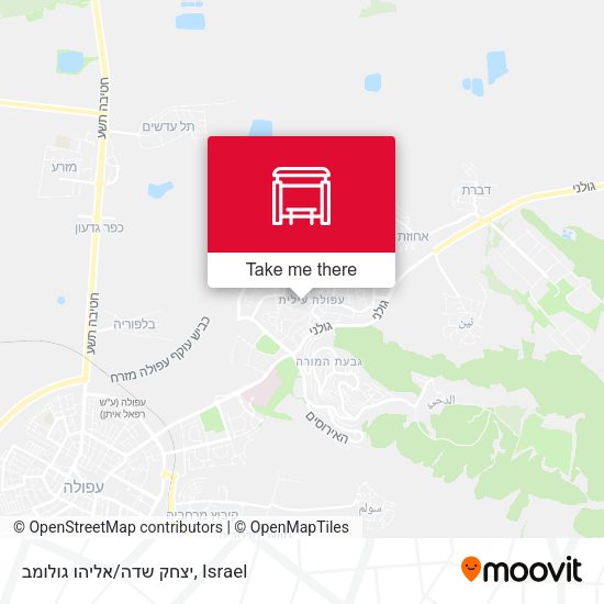 יצחק שדה/אליהו גולומב map