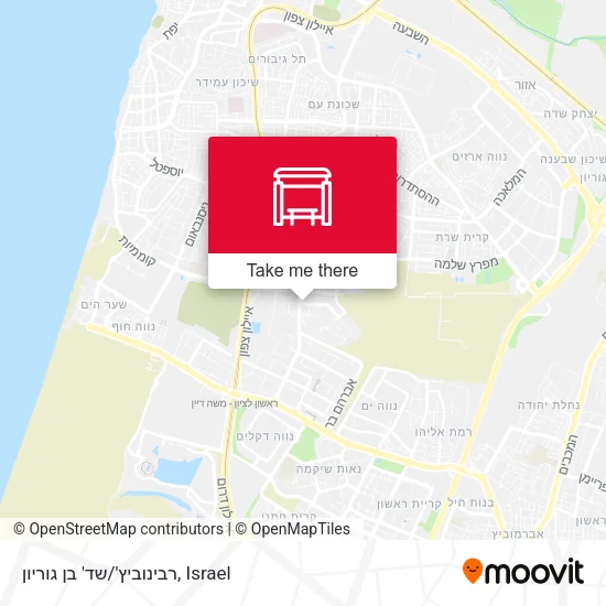 Карта רבינוביץ'/שד' בן גוריון