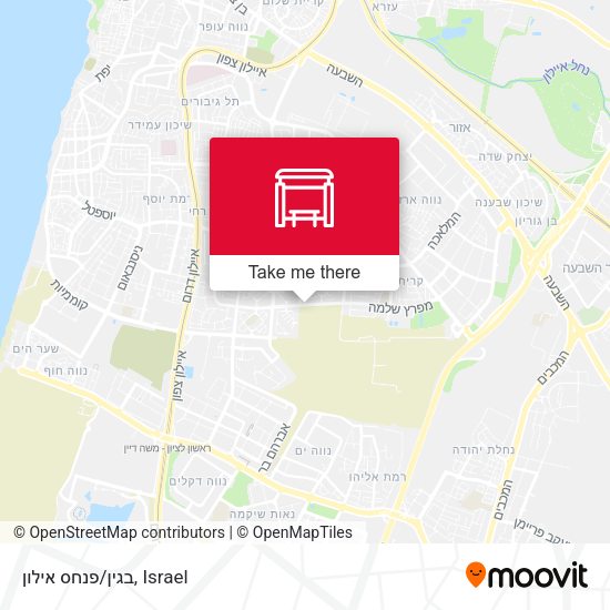 בגין/פנחס אילון map