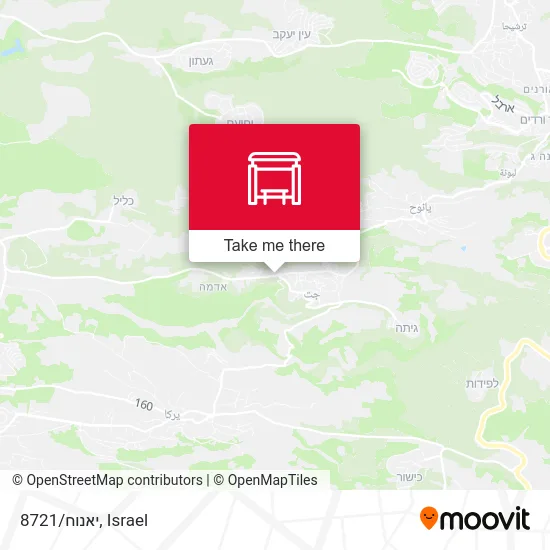 Карта יאנוח/8721