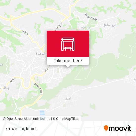 ורדים/תמר map