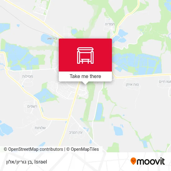 Карта בן גוריון/אלון