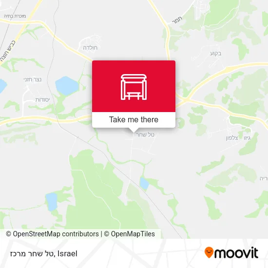 Карта טל שחר מרכז