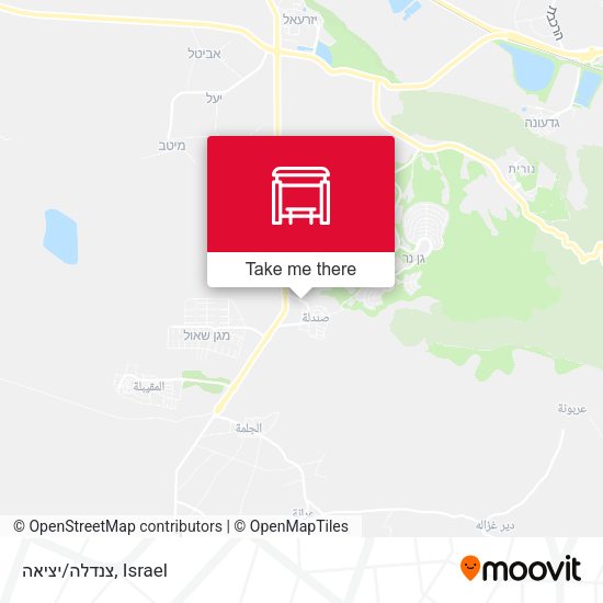 צנדלה/יציאה map
