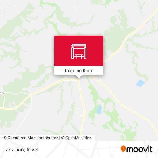 Карта צומת גמה