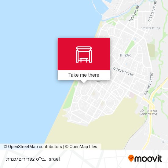 בי''ס צפרירים/כנרת map