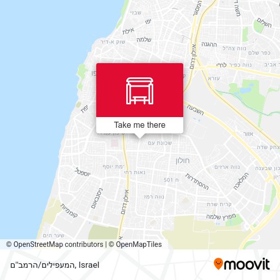 המעפילים/הרמב''ם map